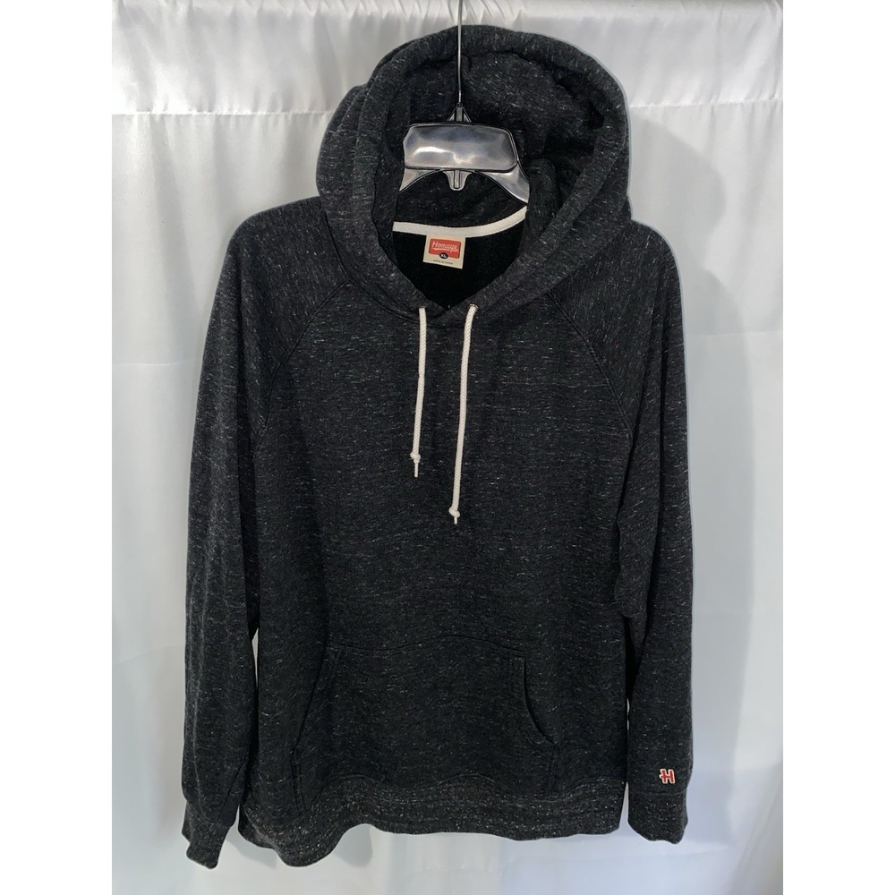 Homage Charcoal Blank Hoodie Hooded Sweatshirt XL
